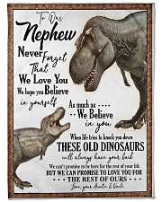 TO MY AMAZING NEPHEW Large Fleece Blanket - 60" x 80" front