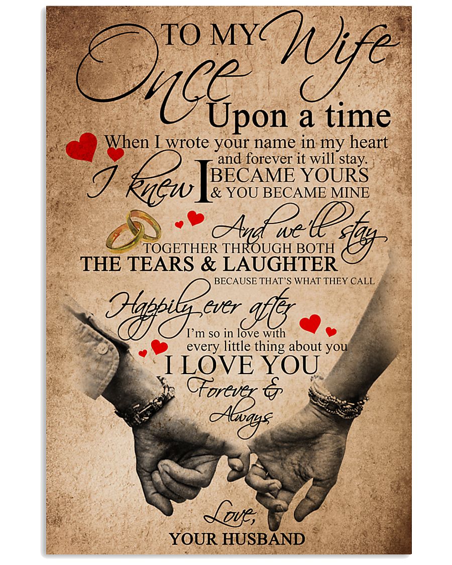 TO MY WIFE 16x24 Poster