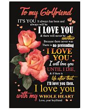 TO MY GIRLFRIEND 16x24 Poster front