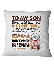 MOM TO SON Square Pillowcase thumbnail