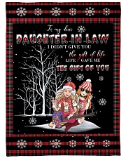 Christmas - To My Daughter-in-law - Hippie Large Fleece Blanket - 60" x 80" front