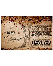 TO MY GIRLFRIEND 24x16 Poster front