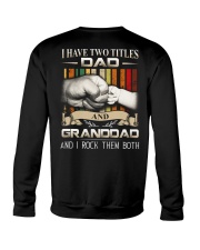 TWO TITLES - DAD - ROCK Crewneck Sweatshirt thumbnail