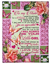 To My Mom - Fleece Blanket Fleece Blanket tile