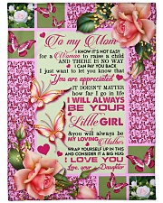 To My Mom - Fleece Blanket Large Fleece Blanket - 60" x 80" front
