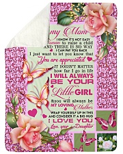 To My Mom - Fleece Blanket Sherpa Fleece Blanket tile