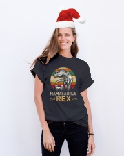 MOM - MAMASAURUS - REX Classic T-Shirt lifestyle-holiday-crewneck-front-1
