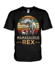 MOM - MAMASAURUS - REX V-Neck T-Shirt thumbnail