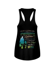 I'm not normal girl- I'm a Granddaughter to a Grandma with wings Ladies Flowy Tank tile