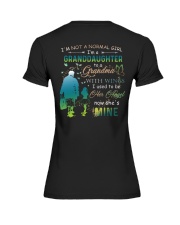 I'm not normal girl- I'm a Granddaughter to a Grandma with wings Premium Fit Ladies Tee tile