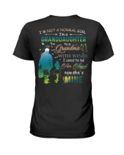 I'm not normal girl- I'm a Granddaughter to a Grandma with wings Ladies T-Shirt tile