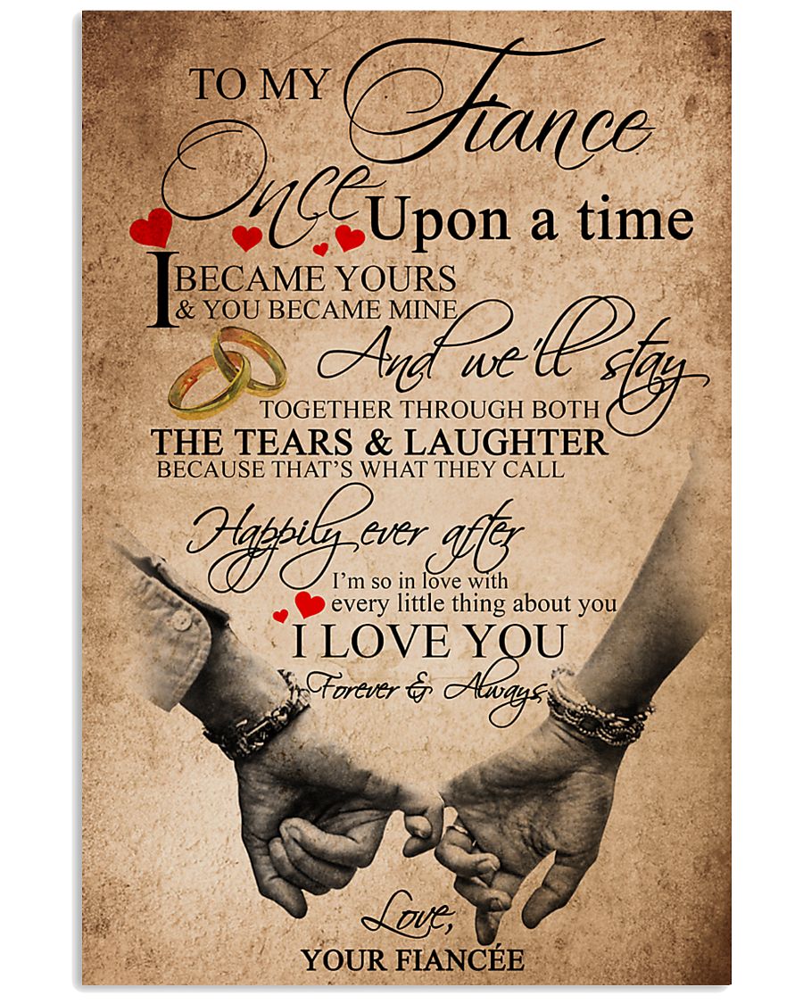 TO MY FIANCE 16x24 Poster