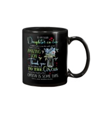 TO MY DAUGHTER-IN-LAW - HUMMINGBIRD - CIRCUS Mug front