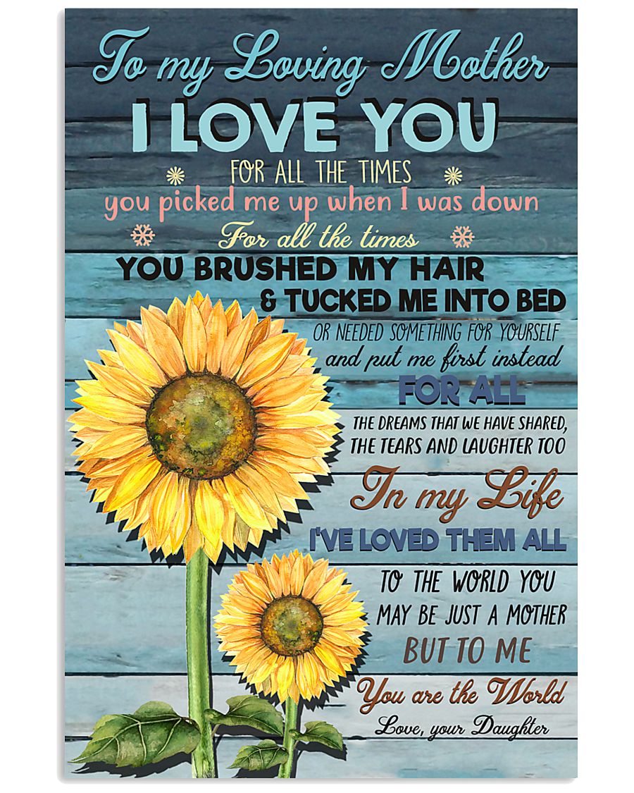 DAUGHTER TO MOM 16x24 Poster