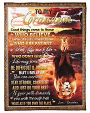 Grandma to Grandson - Stay Strong Confident Small Fleece Blanket - 30" x 40" front