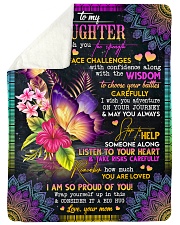 To My Daughter - Butterflies - I Wish You Sherpa Fleece Blanket tile