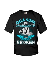 Christmas - Grandpa And Granddaughter A Bond Youth T-Shirt tile