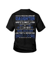 Dad And Daughter - I Have A Freaking Awesome Youth T-Shirt tile