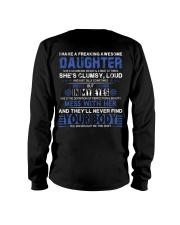 Dad And Daughter - I Have A Freaking Awesome Long Sleeve Tee tile