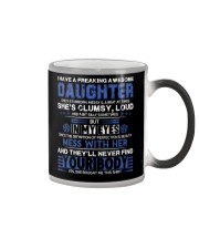Dad And Daughter - I Have A Freaking Awesome Color Changing Mug tile