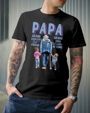 Papa - Best Friend Best Partner-in-crime Classic T-Shirt lifestyle-mens-crewneck-front-6