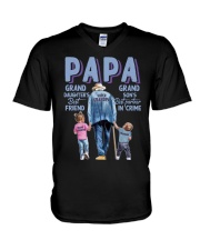 Papa - Best Friend Best Partner-in-crime V-Neck T-Shirt tile