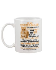TO MY MOTHER-IN-LAW - LIONESS - CIRCUS Mug back