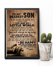 TO MY DEAREST SON 16x24 Poster lifestyle-poster-8