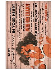 AUNT TO NIECE 16x24 Poster front