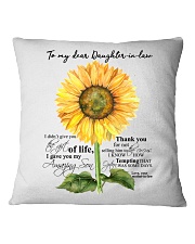 MOM TO DAUGHTER IN LAW Square Pillowcase thumbnail
