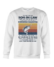 T-SHIRT - SON-IN-LAW - FISHING - VINTAGE - CIRCUS Crewneck Sweatshirt tile