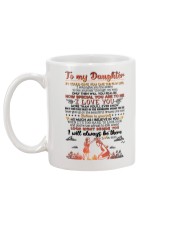 TO DAUGHTER - HUG - BE THERE Mug back