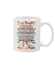 TO DAUGHTER - HUG - BE THERE Mug front