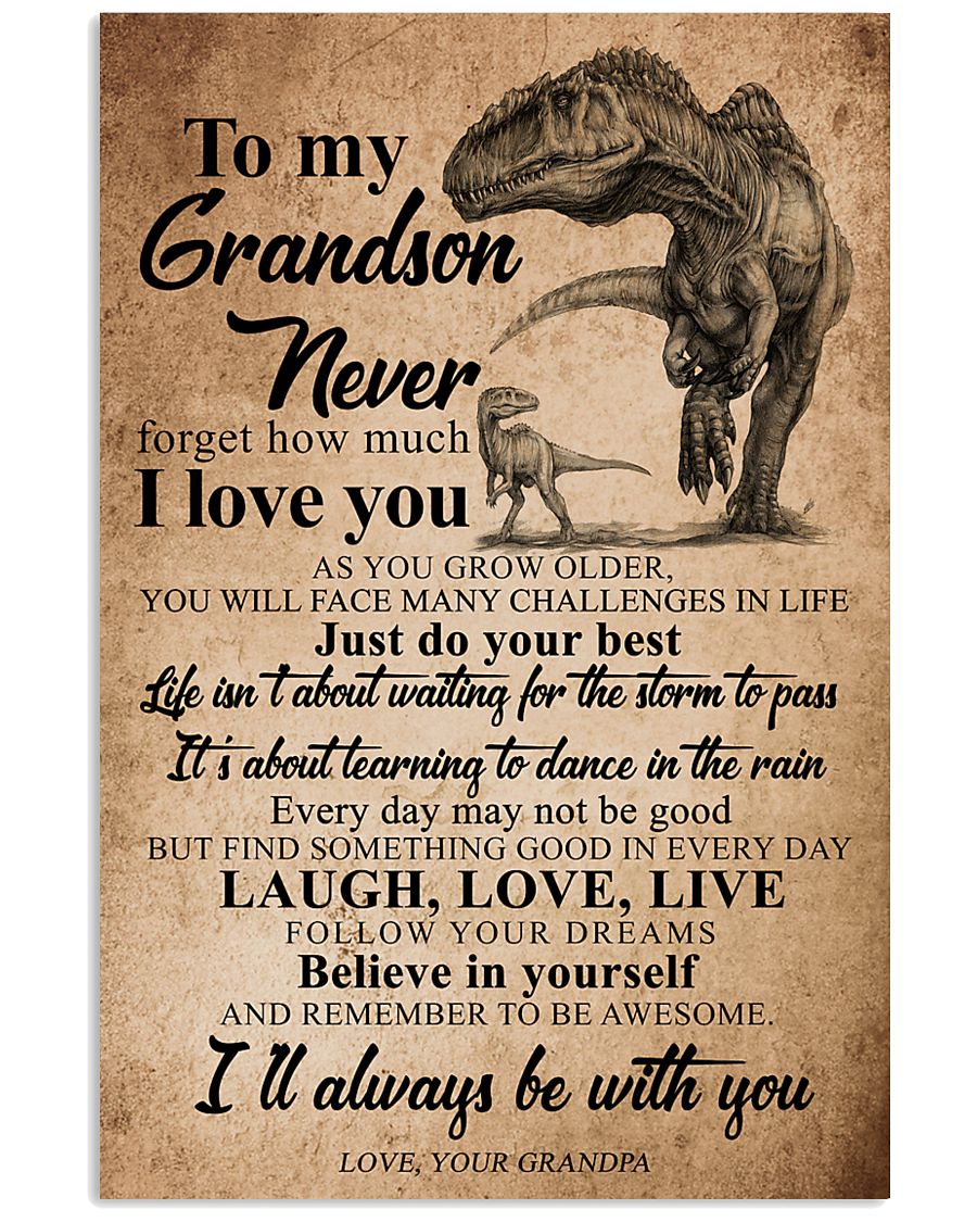 GRANDPA TO GRANDSON 16x24 Poster