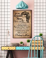 GRANDPA TO GRANDSON 16x24 Poster lifestyle-poster-6