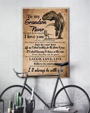 GRANDPA TO GRANDSON 16x24 Poster lifestyle-poster-7