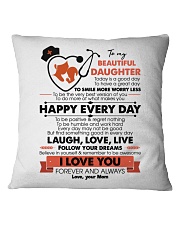 MOM TO DAUGHTER Square Pillowcase thumbnail
