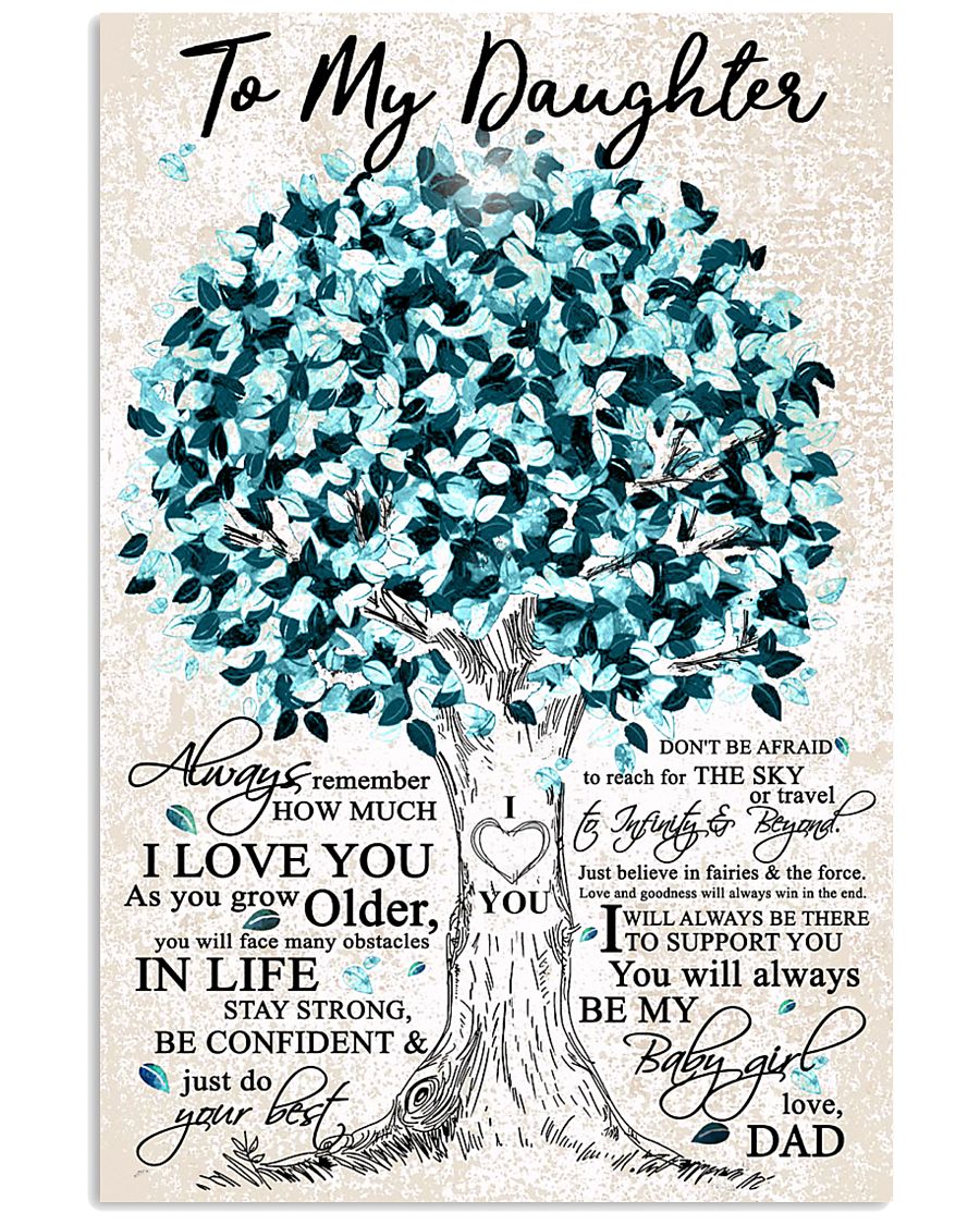 DAD TO DAUGHTER 16x24 Poster