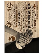 To My Wife - Meeting You Was Fate - Canvas 16x24 Poster front