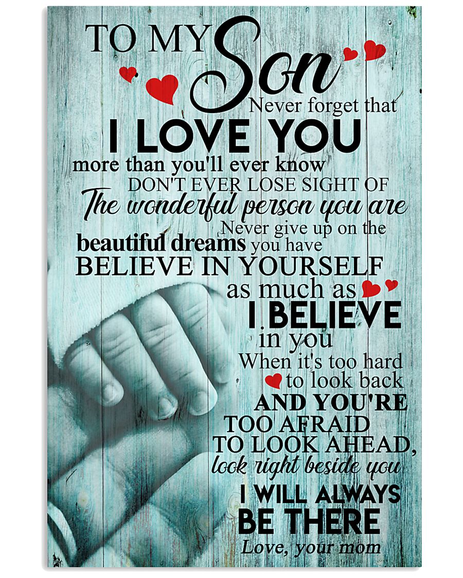 MOM TO SON 16x24 Poster