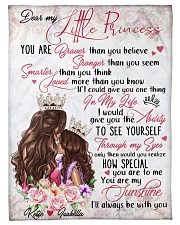 Gift For Daughter - Dear My Little Princess Small Fleece Blanket - 30" x 40" front