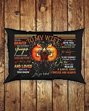 TO MY WIFE - FOX - I LOVE YOU Rectangular Pillowcase aos-pillow-rectangle-front-lifestyle-2