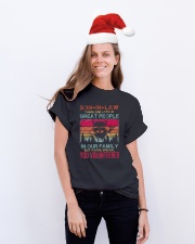 SON-IN-LAW - RACCOON - VINTAGE - YOU VOLUNTEERED Classic T-Shirt lifestyle-holiday-crewneck-front-1