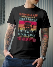 SON-IN-LAW - RACCOON - VINTAGE - YOU VOLUNTEERED Classic T-Shirt lifestyle-mens-crewneck-front-6