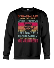 SON-IN-LAW - RACCOON - VINTAGE - YOU VOLUNTEERED Crewneck Sweatshirt thumbnail