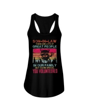 SON-IN-LAW - RACCOON - VINTAGE - YOU VOLUNTEERED Ladies Flowy Tank thumbnail