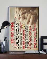 TO MY WIFE - HAND IN HAND - I LOVE YOU 16x24 Poster lifestyle-poster-2