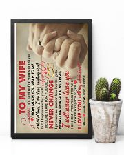 TO MY WIFE - HAND IN HAND - I LOVE YOU 16x24 Poster lifestyle-poster-8