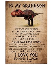 TO MY GRANDSON - T REX - ALMIGHTY 16x24 Poster front