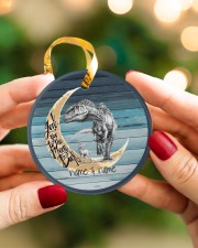 Saurus I Love You To The Moon And Back Circle ornament - single (porcelain) aos-circle-ornament-single-porcelain-lifestyles-08